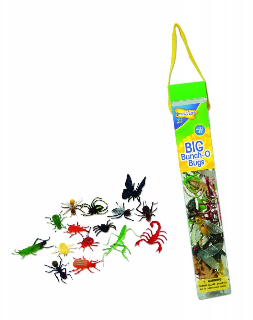 Plastic detailed insects