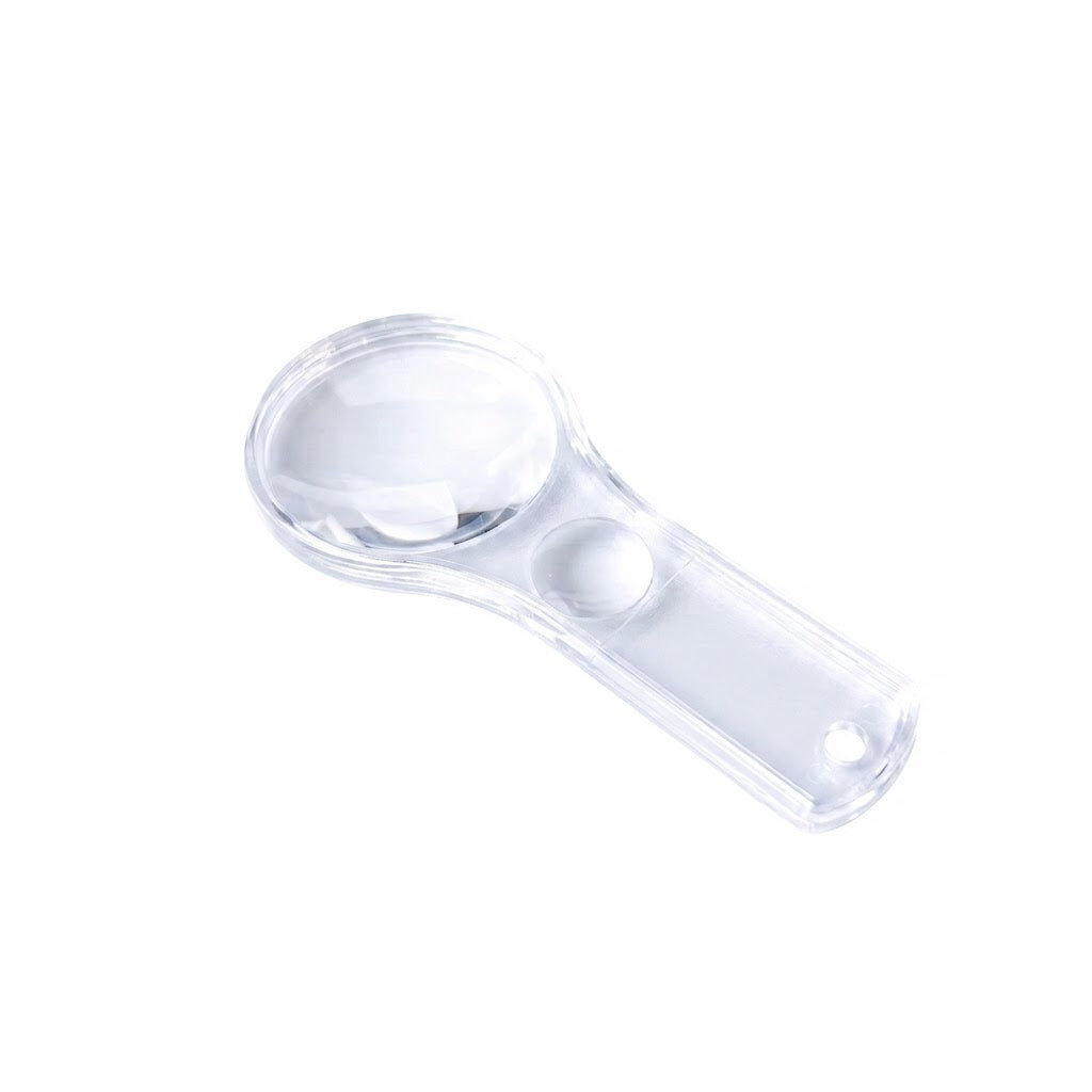 Small Magnifying Glass (2-6x magnification) - Compact Magnifier for Insects